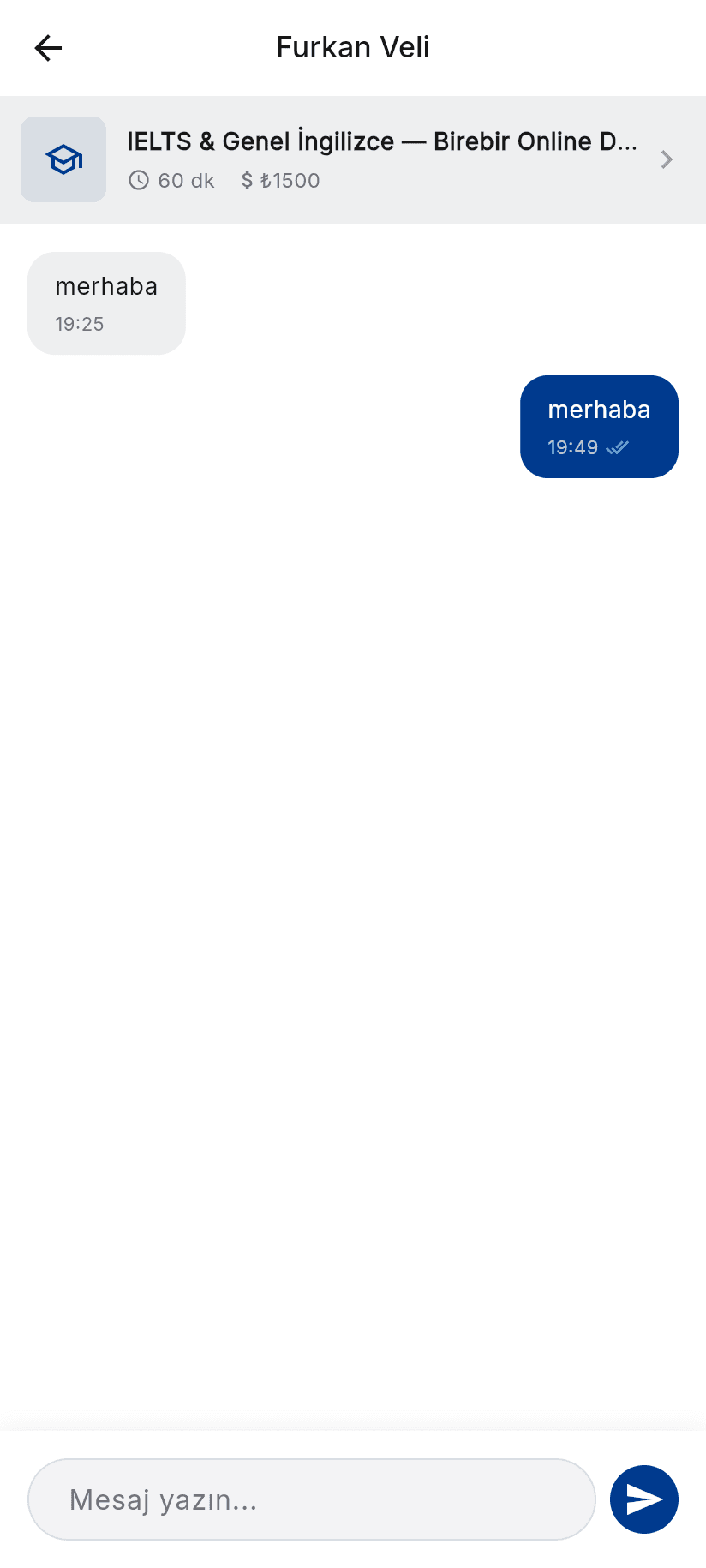 Tutoryum in-app secure messaging